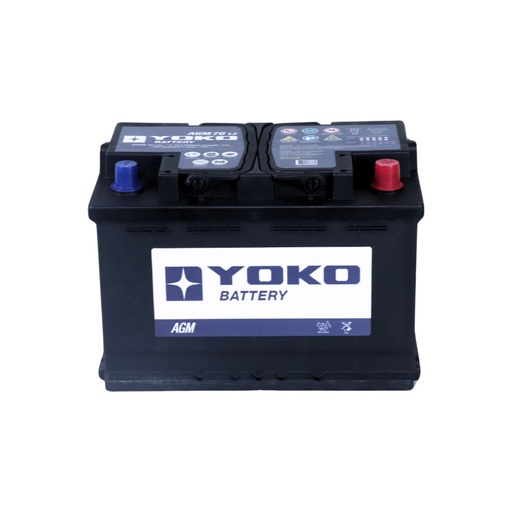 [987396] Baterias YOKO AGM 70 L3 (70AH 760CCA) 987396